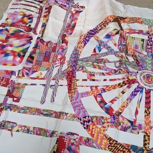 SOLD Hermes marble silk scarf 75cm BALADE EN BERLINE